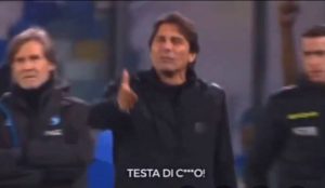 Furia Conte verso l’arbitro Manganiello: «Testa di c…». La Procura Figc apre un’inchiesta