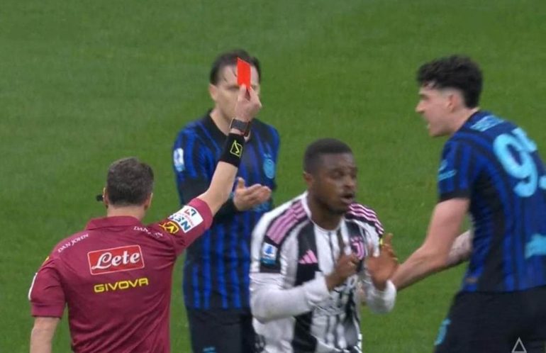 La Penna, stop di un mese dopo Inter-Juve. E scatta la denuncia per minacce di morte