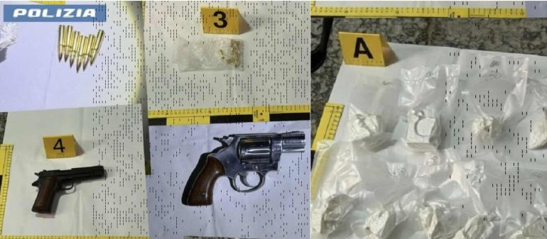 Porta Capuana: recuperata una pistola e più di un kg di cocaina