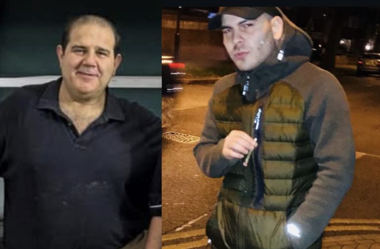 Nella foto la vittima Gaetano Russo e l'assassino Andrea Sirica