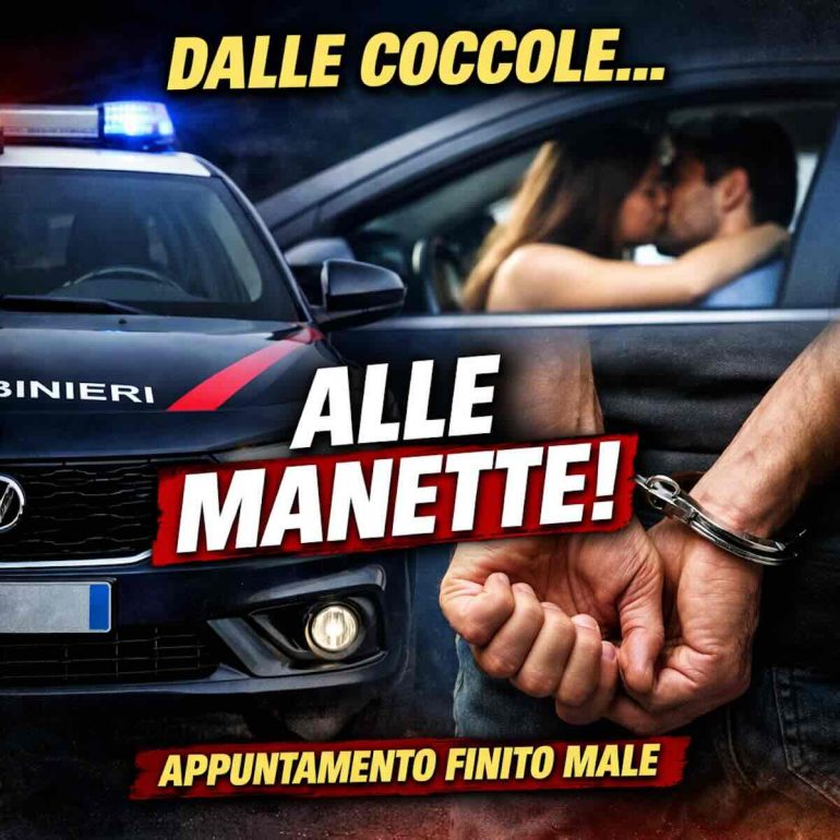Varcaturo, l’amore «fuorilegge»: evade dai domiciliari per l’appuntamento in auto, 29enne in manette