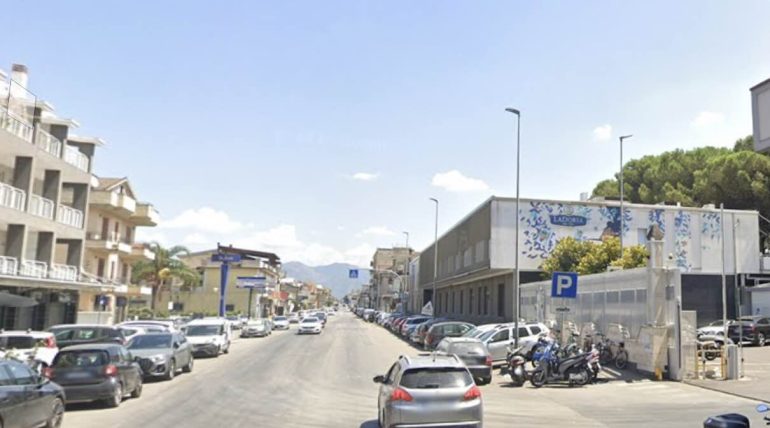 Via Nazionale ad Angri, il luogo dell'investimento