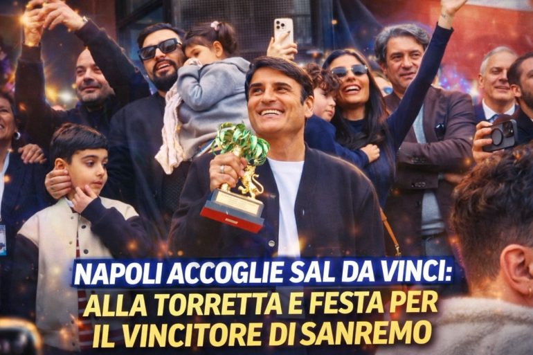 Napoli riabbraccia Sal Da Vinci: la Torretta diventa Sanremo a cielo aperto