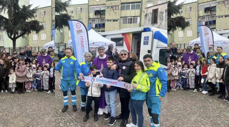 Caivano, boom di donazioni: folla al Parco Verde per il sangue salvavita