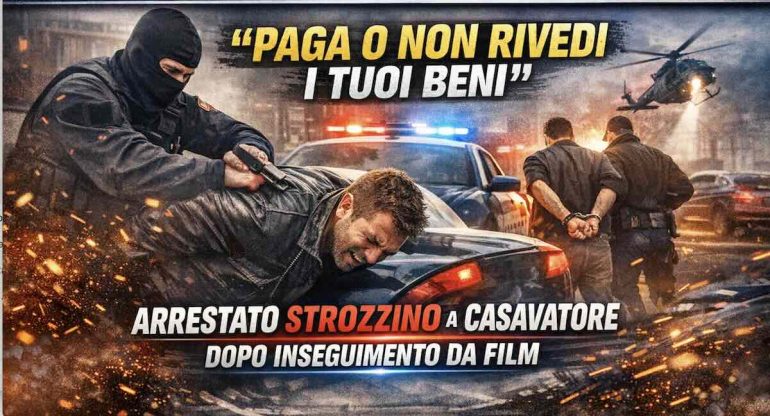 Casavatore, scatta la trappola per l’estorsore: manette dopo l’inseguimento