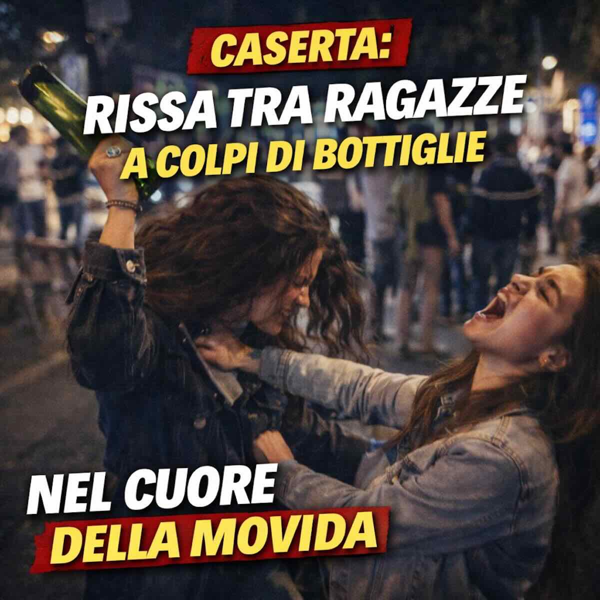 Caserta, rissa tra ragazze nel cuore della movida