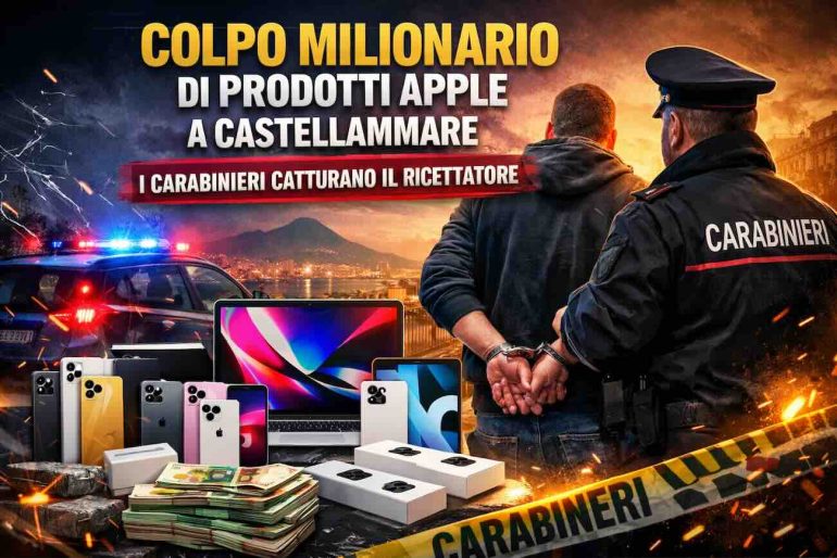 Arrestato ricettatore prodotti Apple a Castellammare