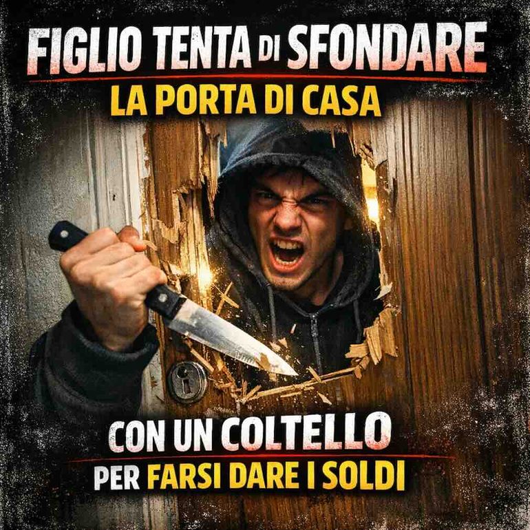 Castellammare arrestato figlio violento