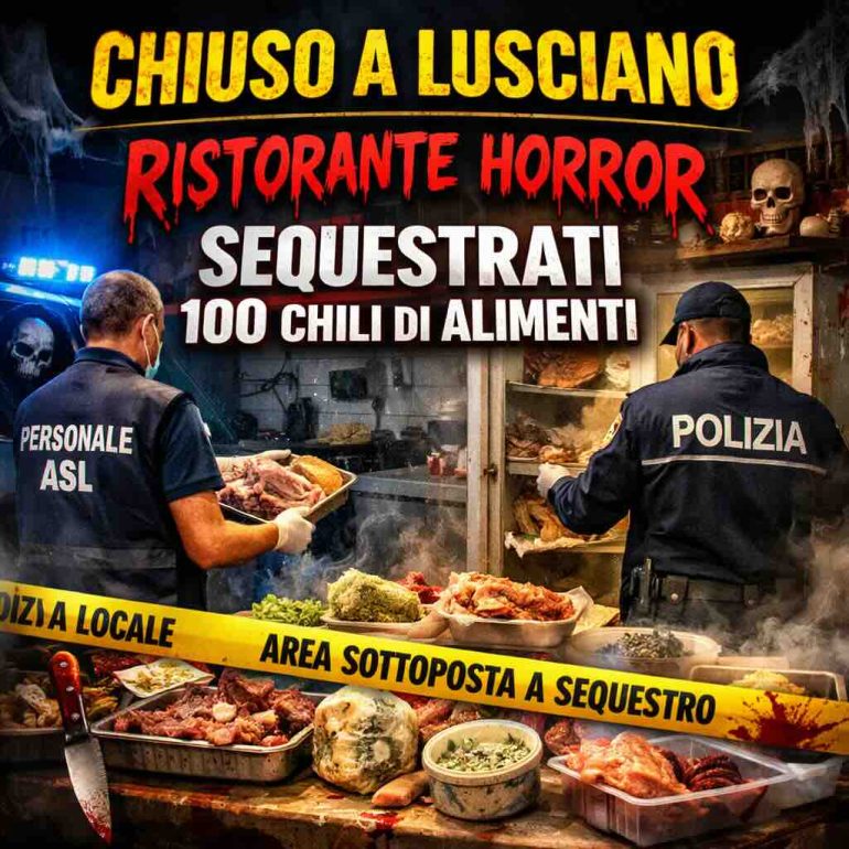 Chiuso ristorante a Lusciano per gravi irregolarità: locale sottobanco e senza requisiti di sicurezza