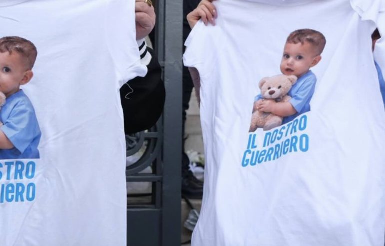 La maglietta per il piccolo Domenico