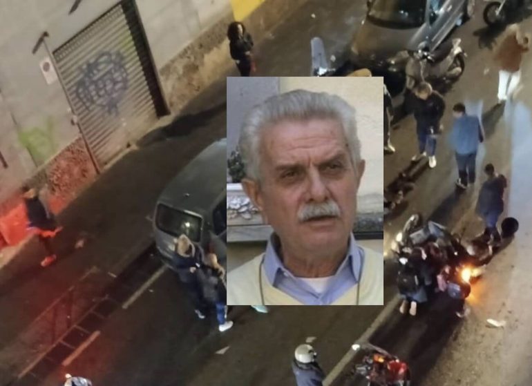 Napoli, travolto e ucciso da scooter il professor Italo Ferraro