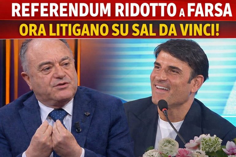 Referendum ridotto a cabaret: ora litigano perfino su Sal Da Vinci
