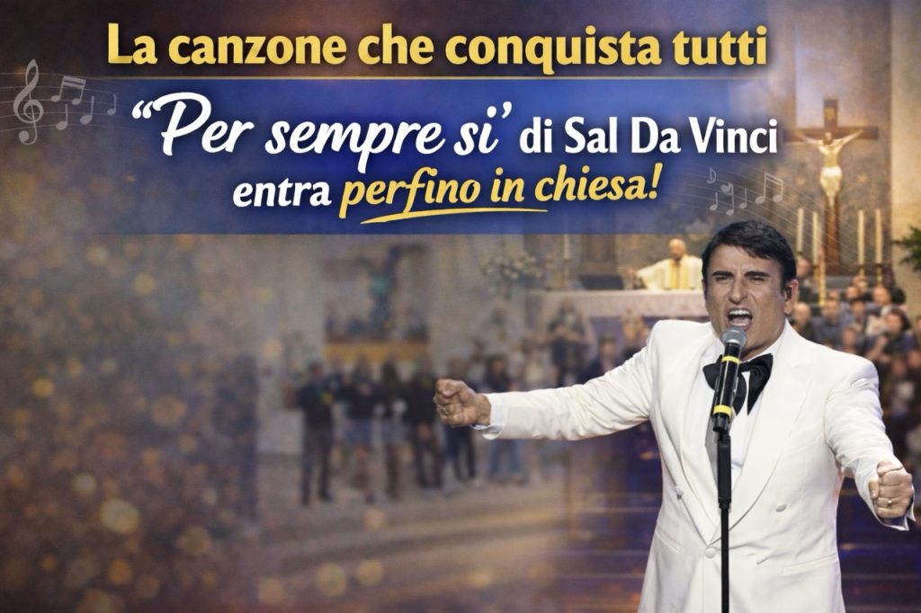 Sanremo 2026, Per sempre sì di Sal Da Vinci entra perfino in chiesa