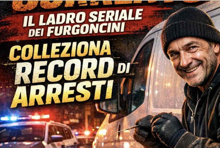 Sorrento, il ladro seriale dei corrieri scarcerato da 48 ore, torna a colpire. Terzo arresto