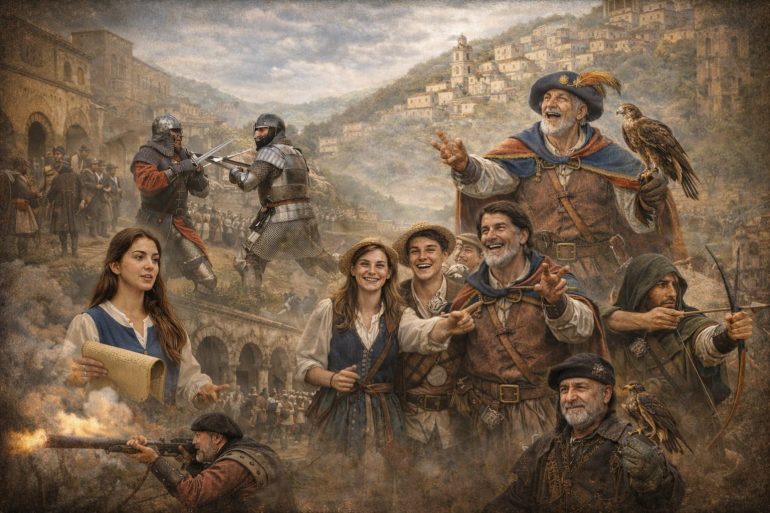 Un giorno nel Medioevo a Sarno: viaggio tra suoni , battaglie e giovani narratori