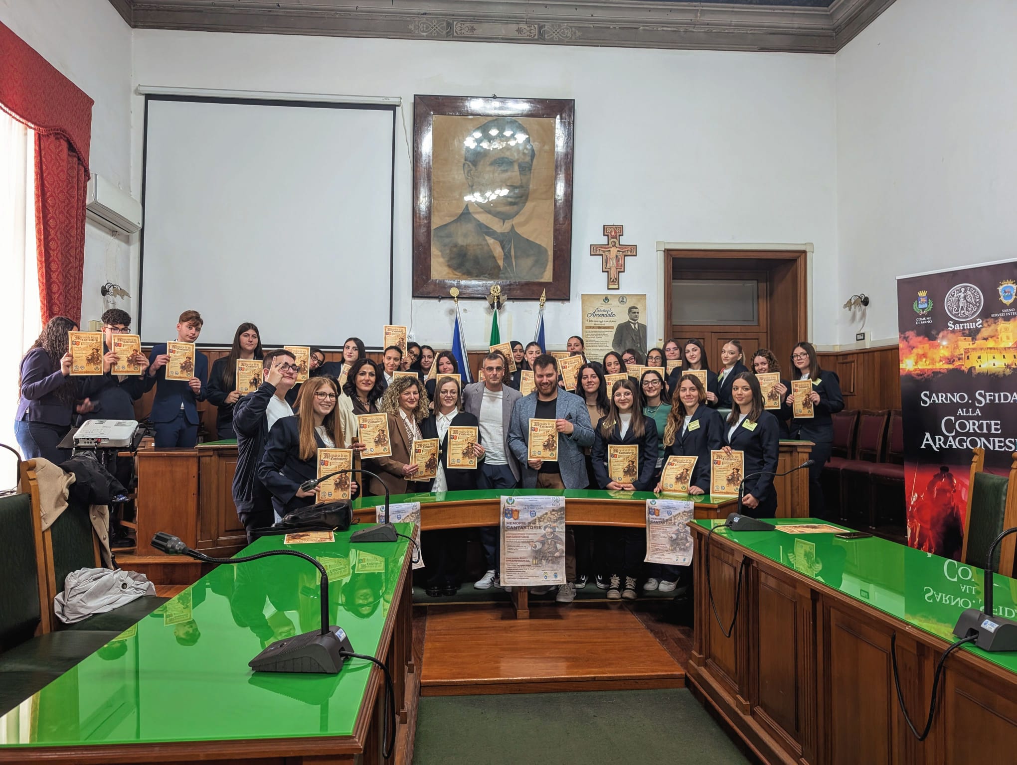 Consegna Attestati di Presenza ai ragazzi dell' Itis Enrico Fermi