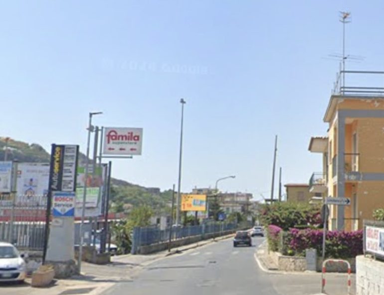 Bacoli, la strada dove è avvenuto l'arresto