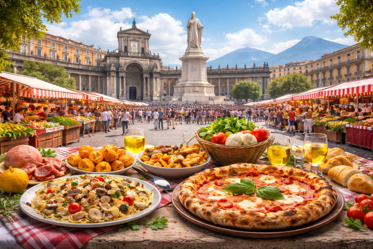 Saporitissimo Napoli 2026: un omaggio alle tradizioni culinarie in Piazza Dante