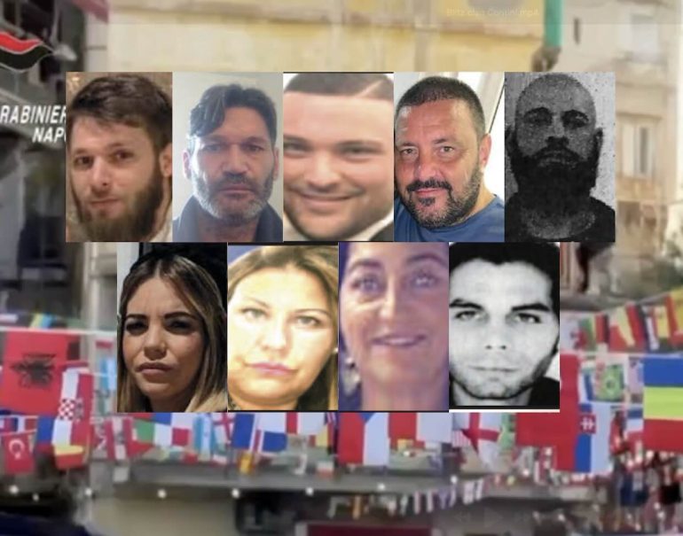 Gli arrestati nel blitz