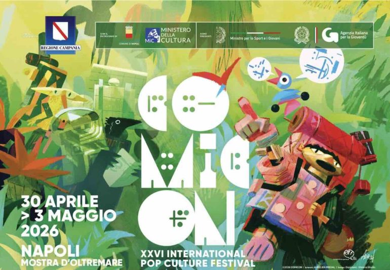 Cultura pop e fumetto protagonisti a Napoli: si apre il sipario su Comicon 2026