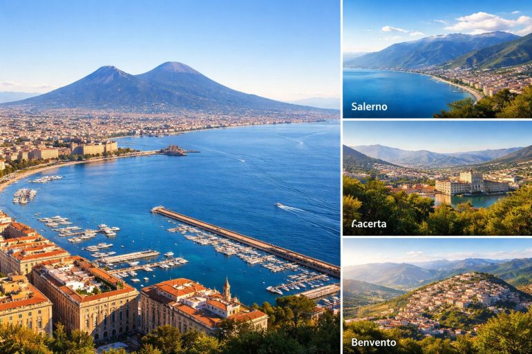 Meteo Campania: giornata prevalentemente serena su Napoli e province, picco vicino a 24°C
