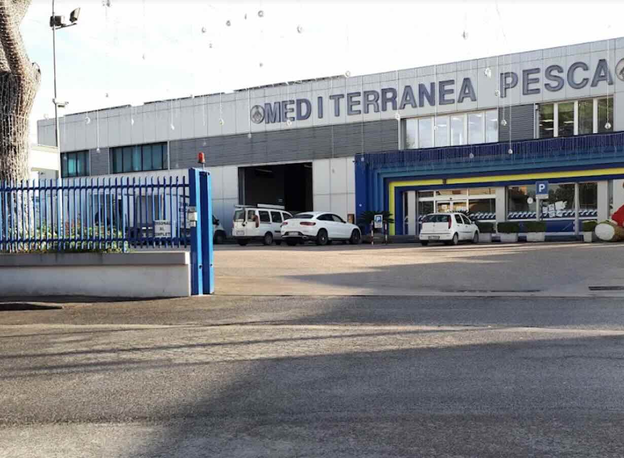 L'ingresso della Mediterranea Pesca