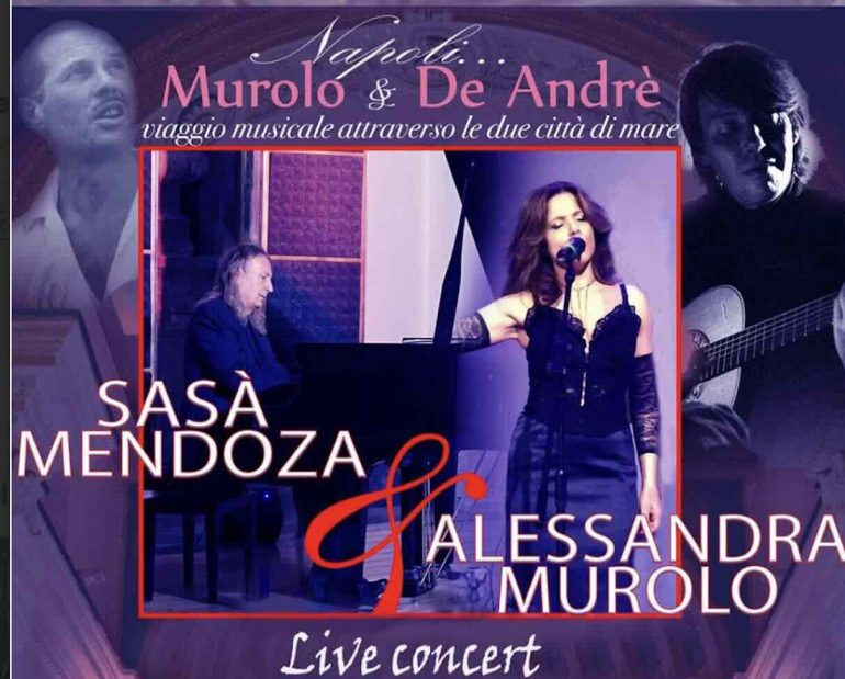 Sasà Mendoza e Alessandra Murolo portano «Napoli… Murolo e De André» al Galoppatoio Reale di Portici