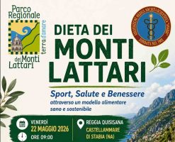 Dalla Reggia di Quisisana parte la sfida della «Dieta dei Monti Lattari»