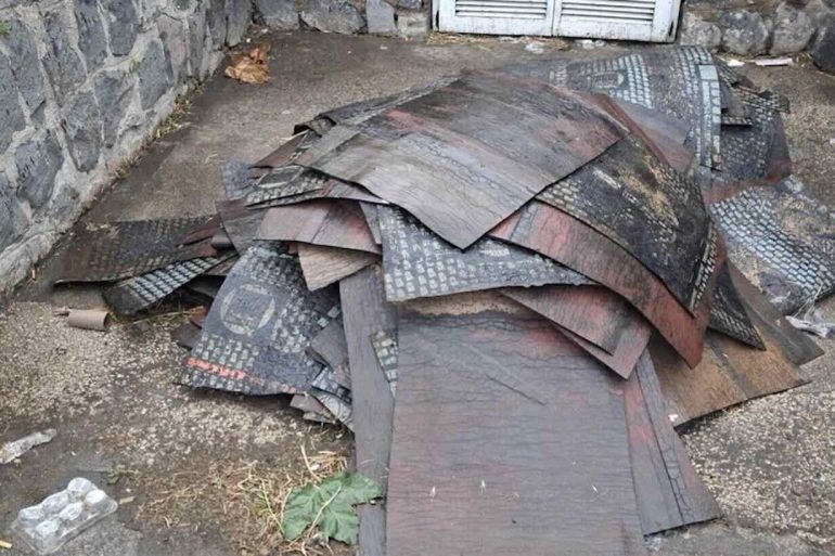 Pomigliano abbandona 480 kg di rifiuti speciali nel parco pubblico: denunciato