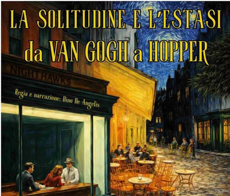 Dino De Angelis torna a Castellammare con un dialogo tra Van Gogh e Hopper