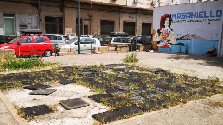 Napoli, da parcheggio a campo sportivo all’aperto: Piazzetta Masaniello rinasce