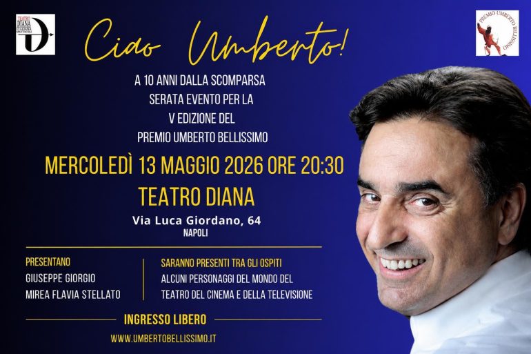 Napoli Onora Umberto Bellissimo: Il Teatro Diana Accende la Quinta Edizione del Premio a Suo Nome