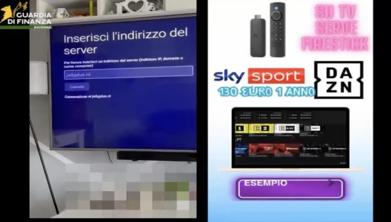 Pezzotto 2.0, oltre 100 perquisizioni in Italia: sanzioni per i primi 1.000 utenti