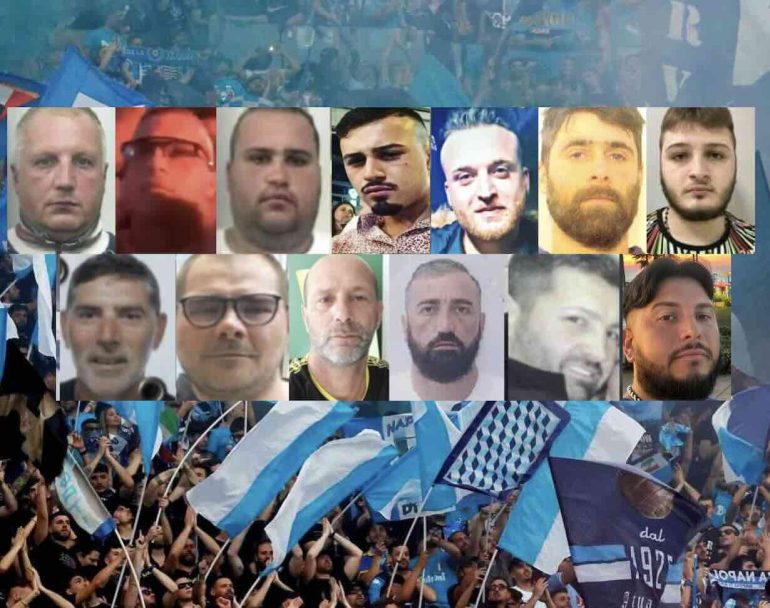 Processo ai clan Troncone e Frizziero: 261 anni di carcere per estorsioni e affari sui gadget del Napoli