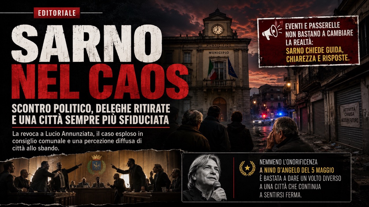 Sarno: caos totale tra blitz anticrimine e politica assente, il quartiere reagisce!