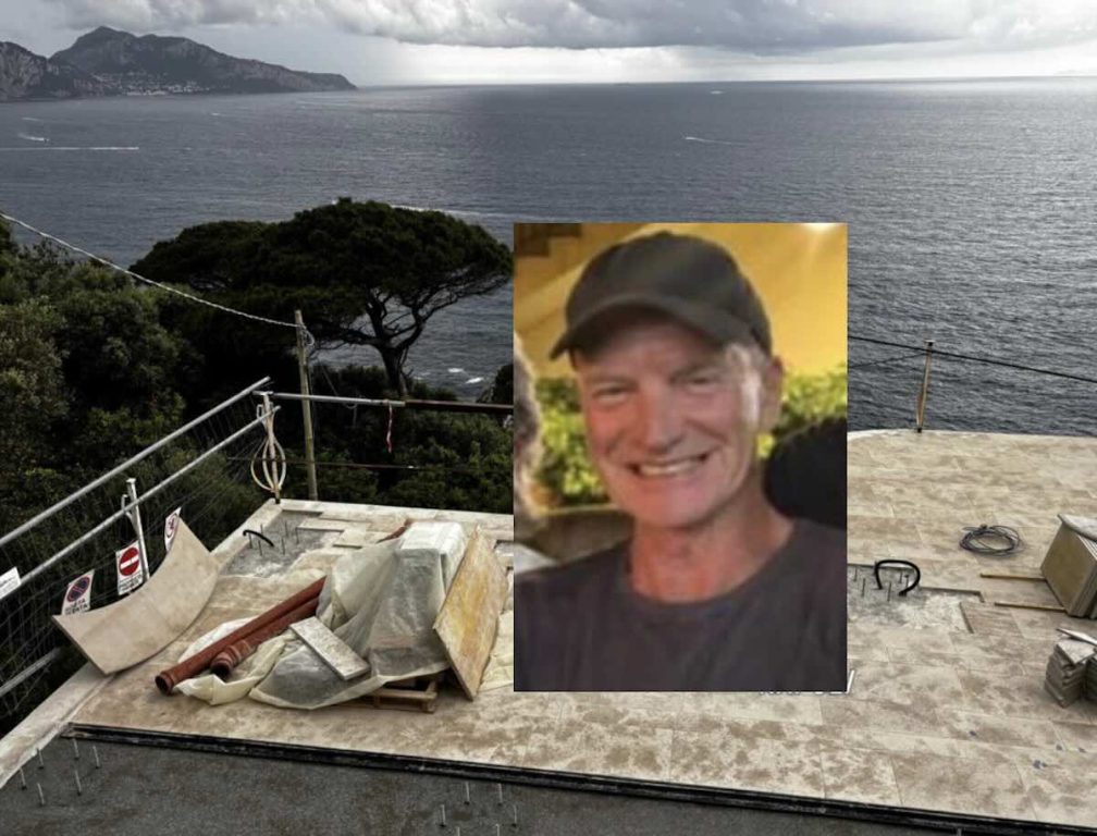 Sigilli alla villa di Sting a Massa Lubrense: cantiere sequestrato per violazioni sulla sicurezza