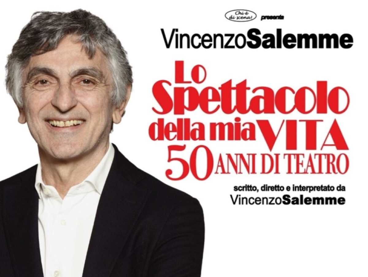 Vincenzo Salemme celebra mezzo secolo di carriera con la tournée «Lo spettacolo della mia vita»