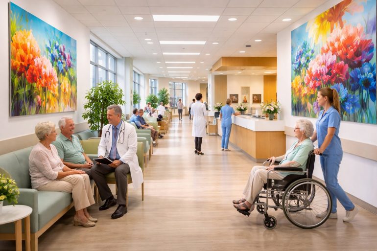 Come l’arte trasforma l’esperienza ospedaliera: il valore dell’umanizzazione nei reparti sanitari