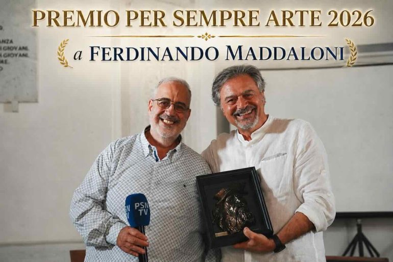 Ferdinando Maddaloni conquista il Premio Per Sempre Arte 2026