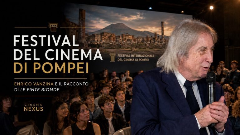 Festival del Cinema di Pompei, Enrico Vanzina al Nexus racconta Le finte bionde