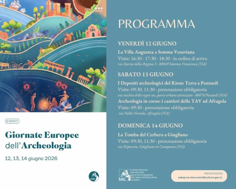 Giornate Europee dell’Archeologia: Villa Augustea apre le porte a Somma Vesuviana