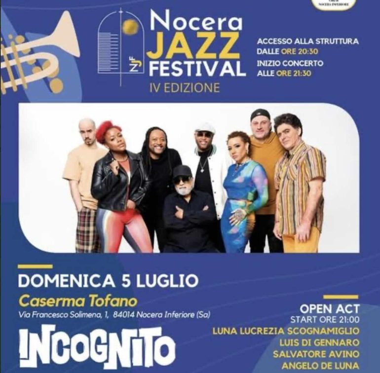 Incognito in Concerto al Nocera Jazz Festival: un viaggio tra Acid Jazz, Funk e Soul