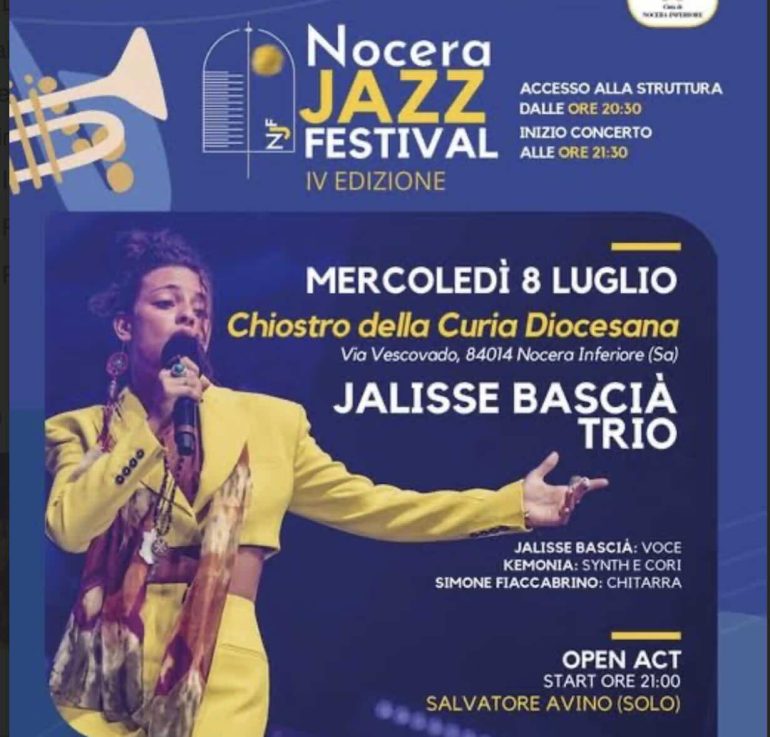 Jalisse Bascià Trio al Nocera Jazz Festival con un mix di jazz e world music