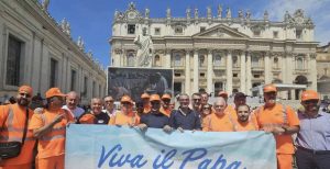 Lavoratori Asia Napoli In Piazza San Pietro a Roma