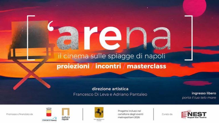 Napoli si accende con Arena: cinema gratuito e formazione sulle spiagge da giugno a settembre