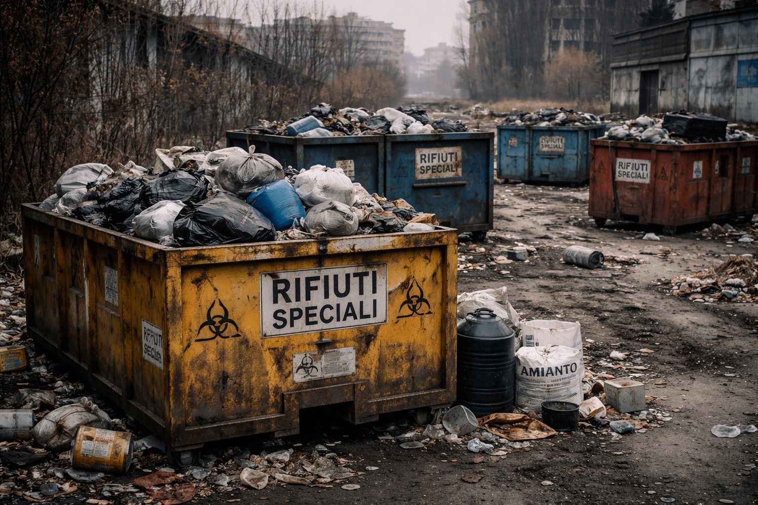 Rifiuti speciali: cosa sono, i rischi dello stoccaggio illecito e la normativa italiana