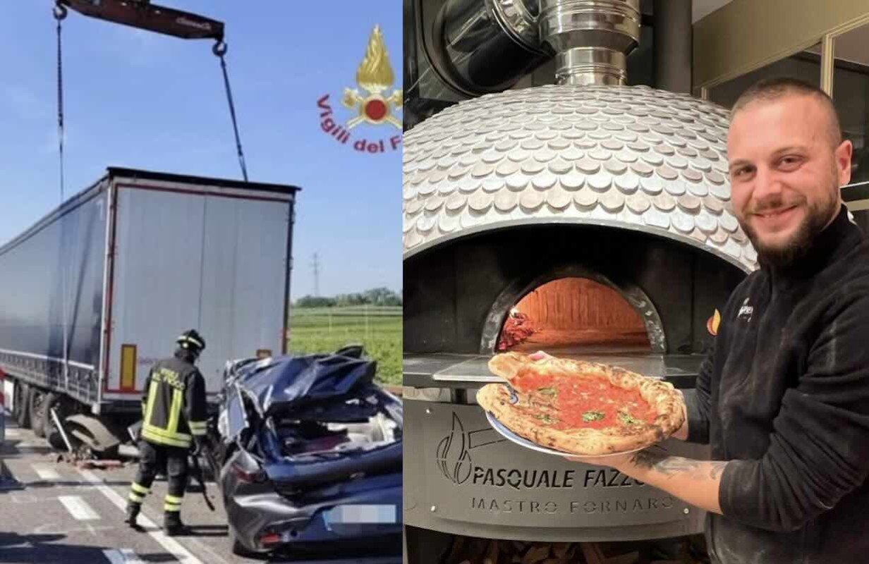 Il luogo dell'incidente e la giovane vittima Matteo Buoninconti