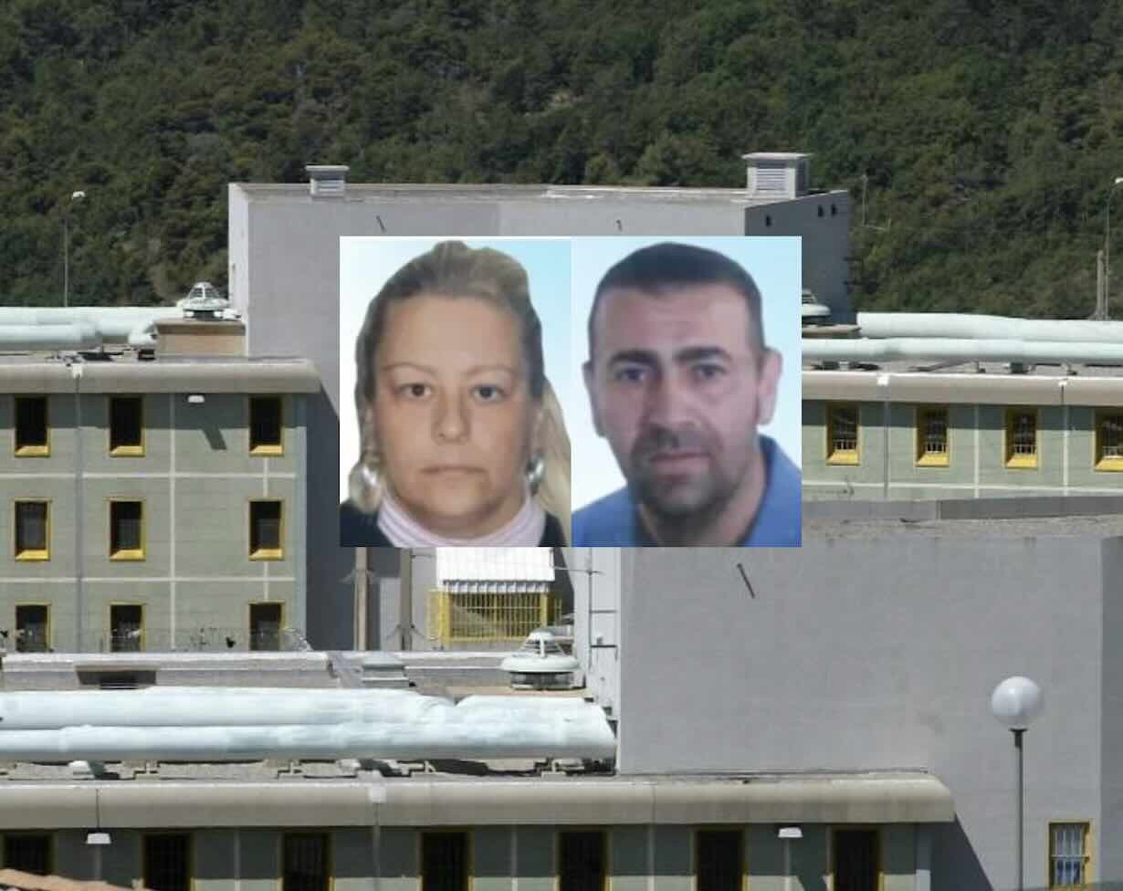 Nella foto la prigione francese e nei riquadri Anna Sciarrillo e Luigi Contini
