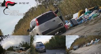 Giugliano, incastrati dalle telecamere i furbetti del sacchetto: 21 denunciati per sversamento illecito di rifiuti