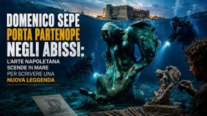 Domenico Sepe porta Parthenope negli abissi: l’arte napoletana scende in mare per scrivere una nuova leggenda